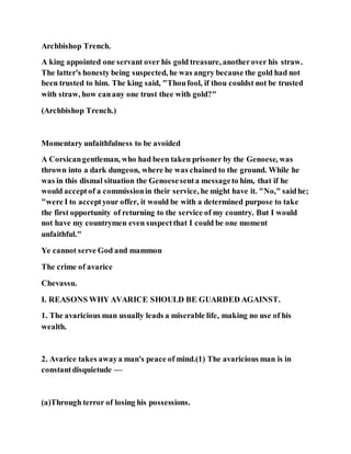 Jesus was clear you cannot serve two masters