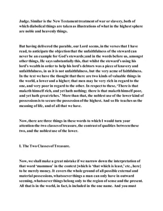 Jesus was clear you cannot serve two masters