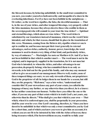 Jesus was clear you cannot serve two masters