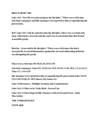 Jesus was clear you cannot serve two masters