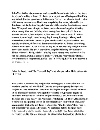 Jesus was clear you cannot serve two masters