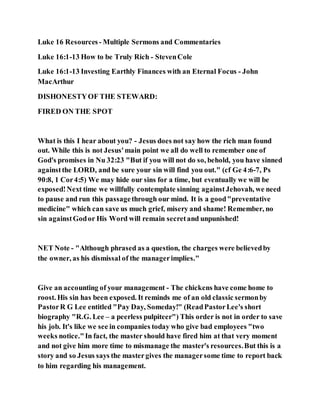 Jesus was clear you cannot serve two masters