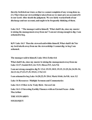 Jesus was clear you cannot serve two masters