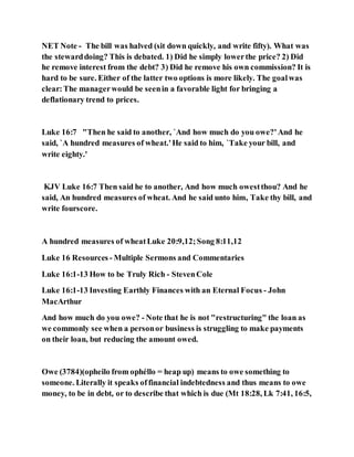 Jesus was clear you cannot serve two masters