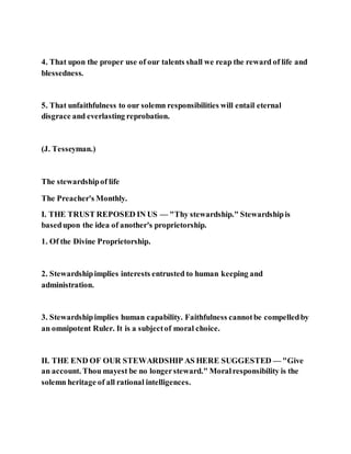 Jesus was clear you cannot serve two masters