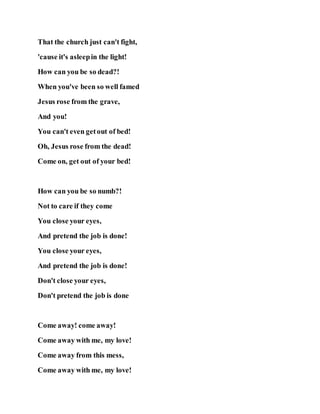 Jesus was clear you cannot serve two masters