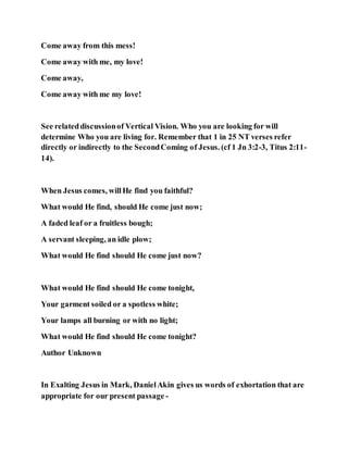 Jesus was clear you cannot serve two masters