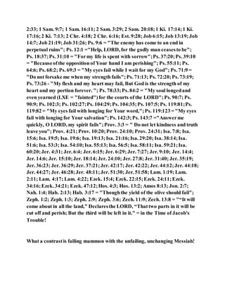 Jesus was clear you cannot serve two masters