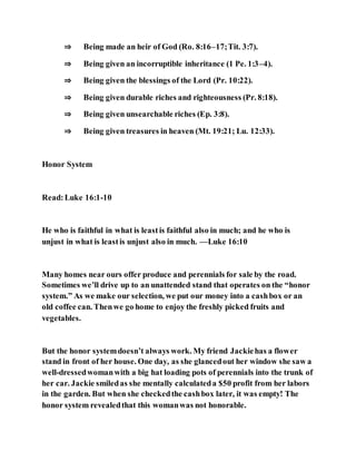 Jesus was clear you cannot serve two masters