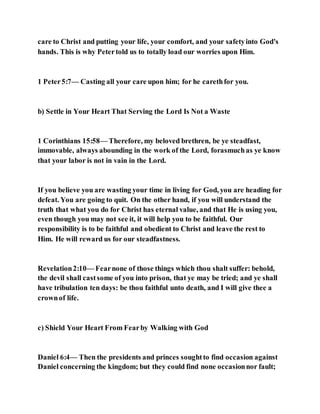 Jesus was clear you cannot serve two masters