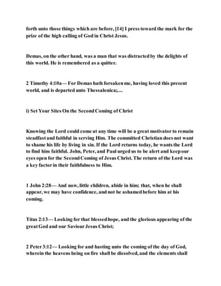 Jesus was clear you cannot serve two masters