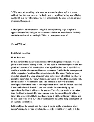 Jesus was clear you cannot serve two masters