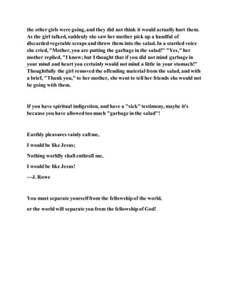 Jesus was clear you cannot serve two masters