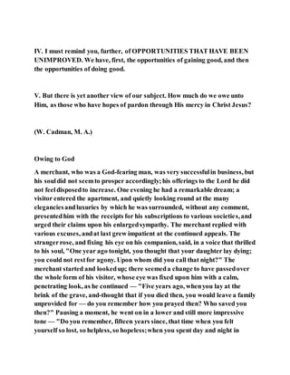 Jesus was clear you cannot serve two masters