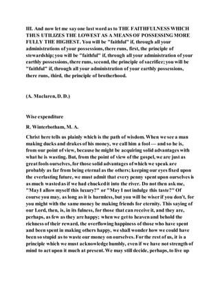 Jesus was clear you cannot serve two masters