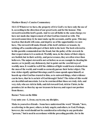 Jesus was clear you cannot serve two masters