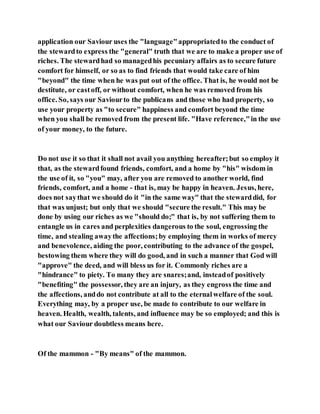 Jesus was clear you cannot serve two masters