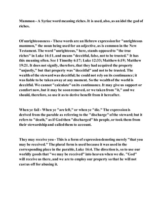 Jesus was clear you cannot serve two masters