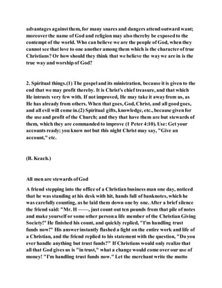 Jesus was clear you cannot serve two masters