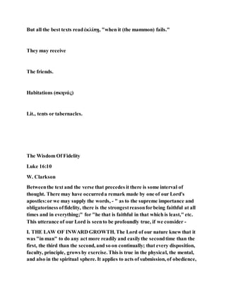 Jesus was clear you cannot serve two masters