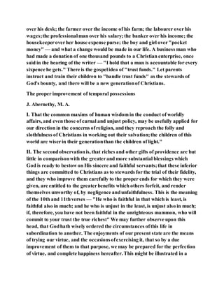 Jesus was clear you cannot serve two masters