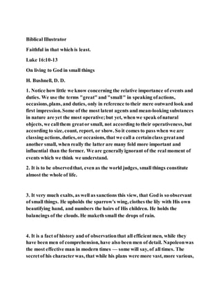 Jesus was clear you cannot serve two masters