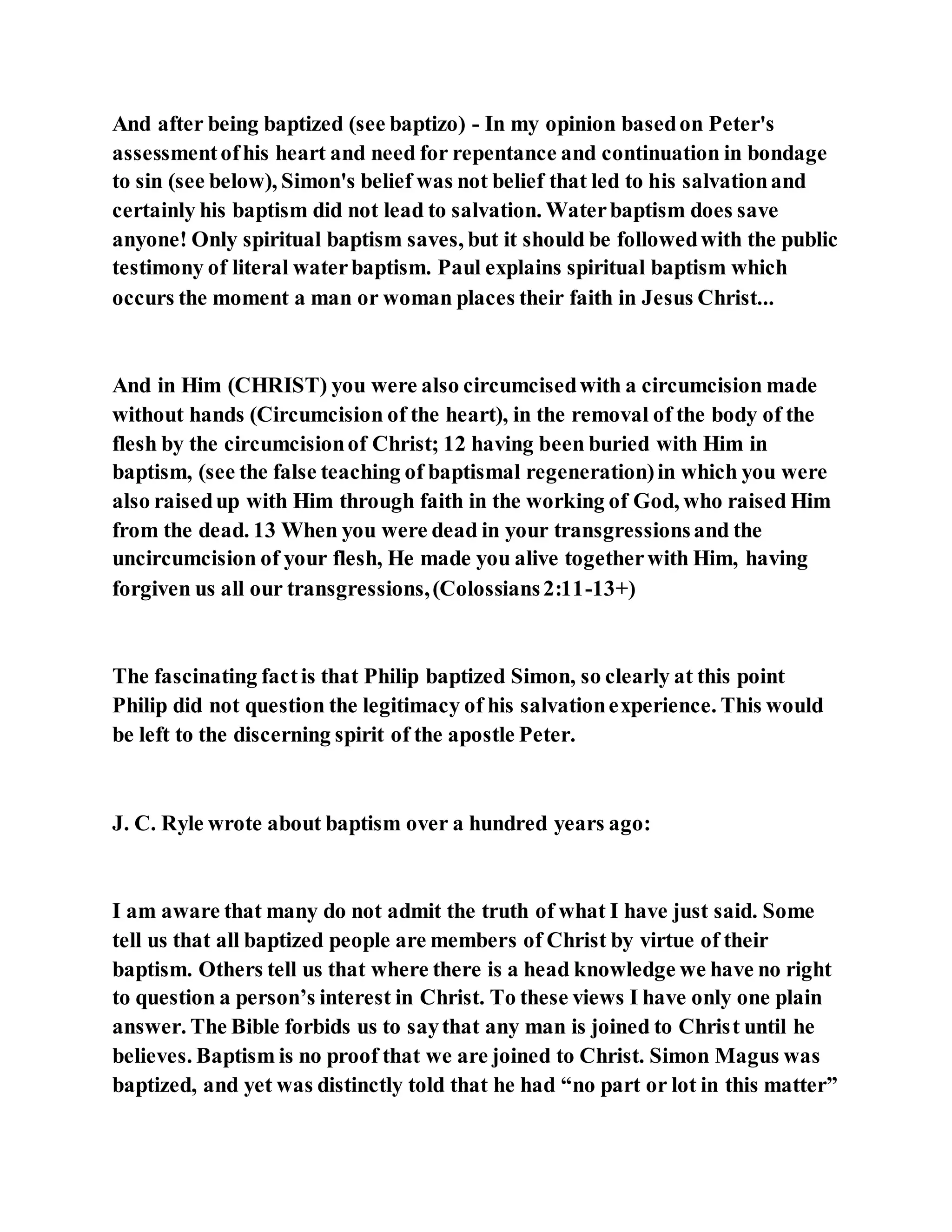 Jesus was converting a man of great sorcery