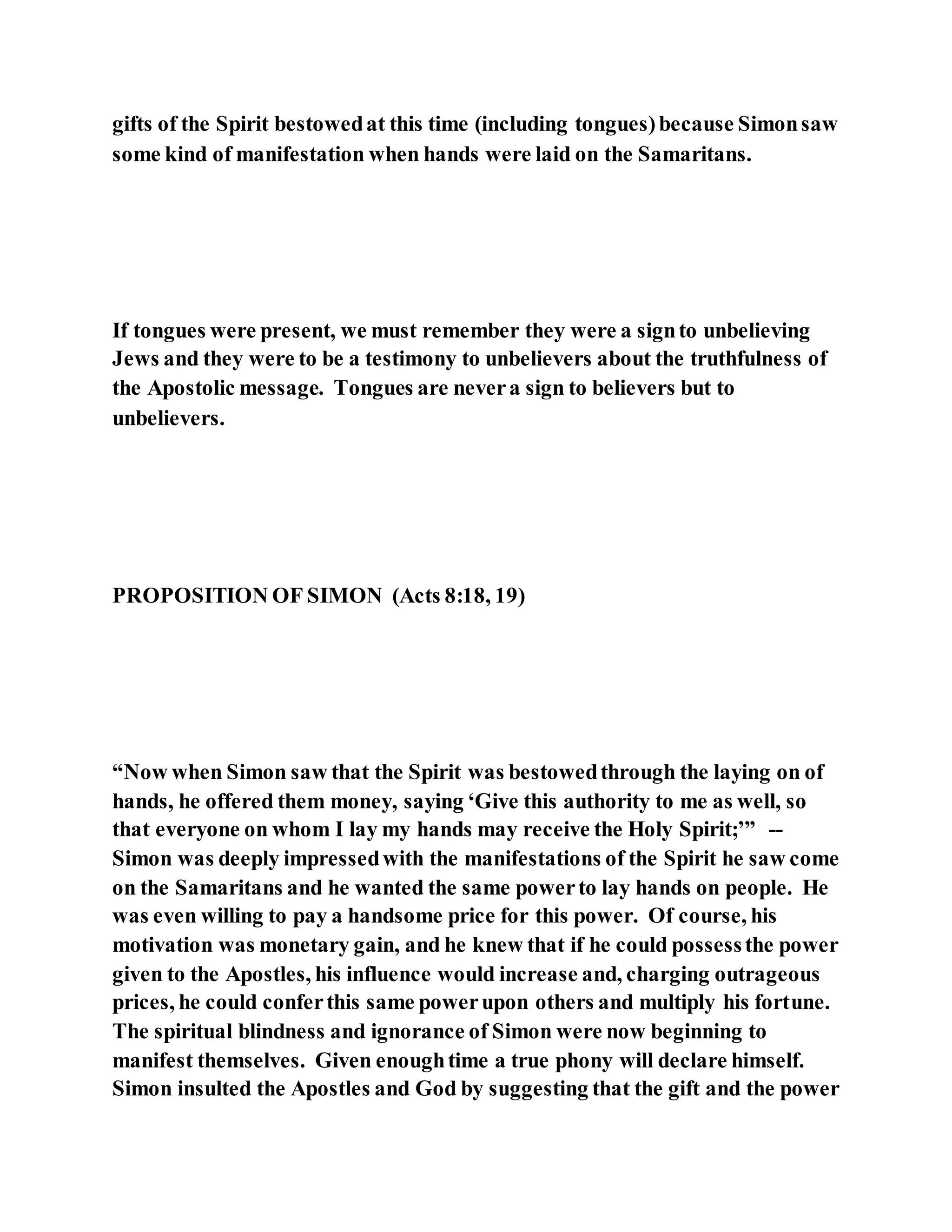 Jesus was converting a man of great sorcery