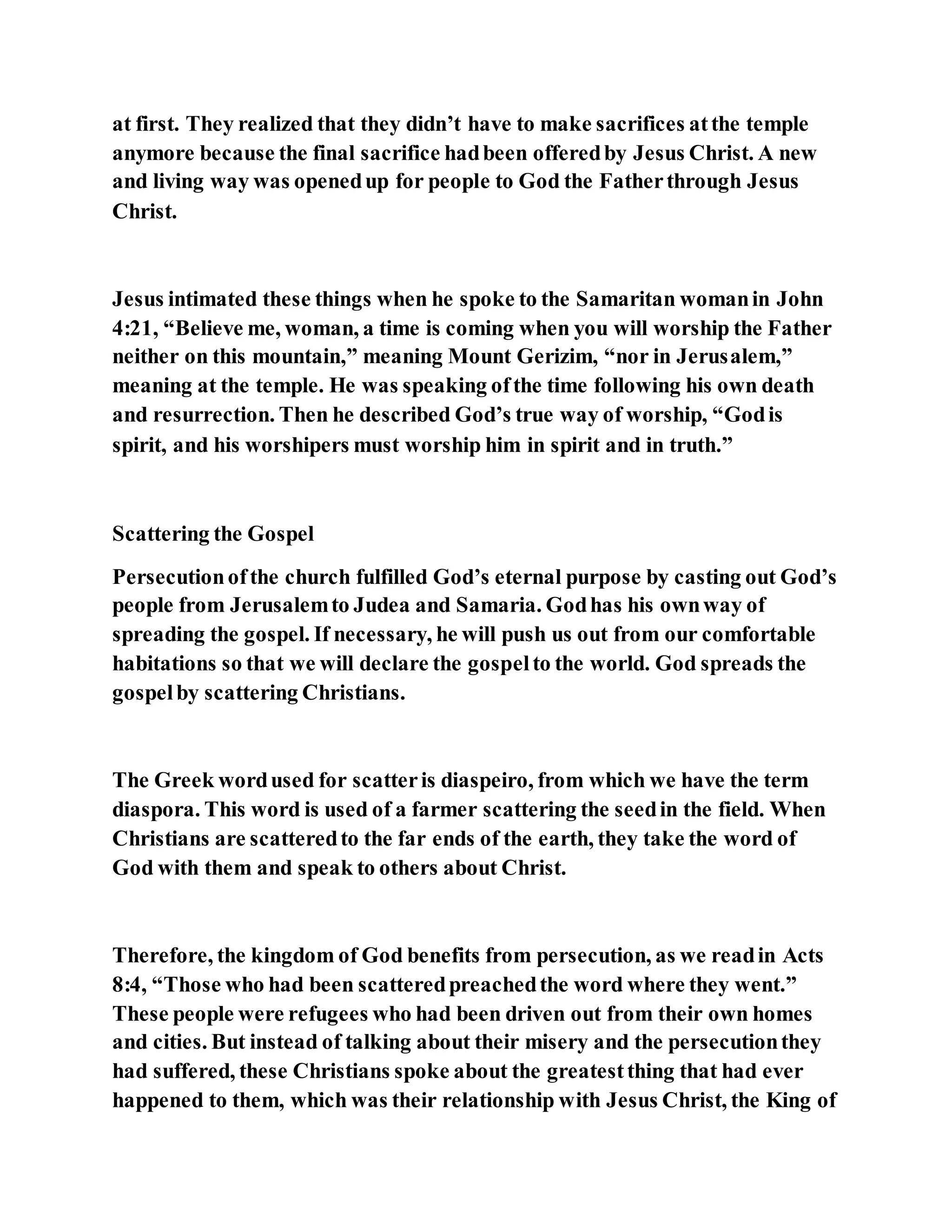 Jesus was converting a man of great sorcery