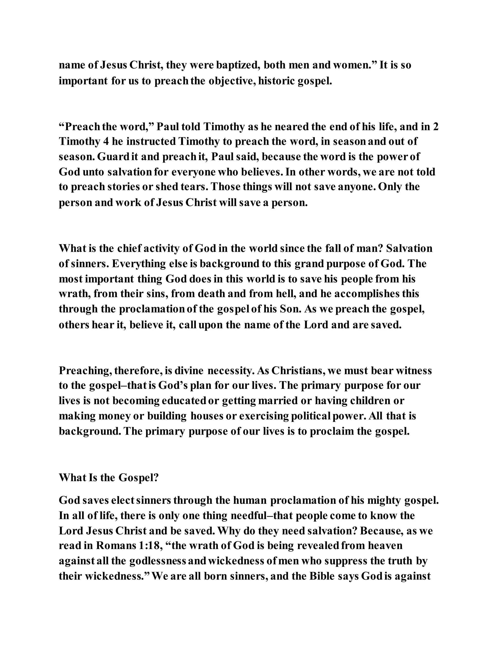 Jesus was converting a man of great sorcery