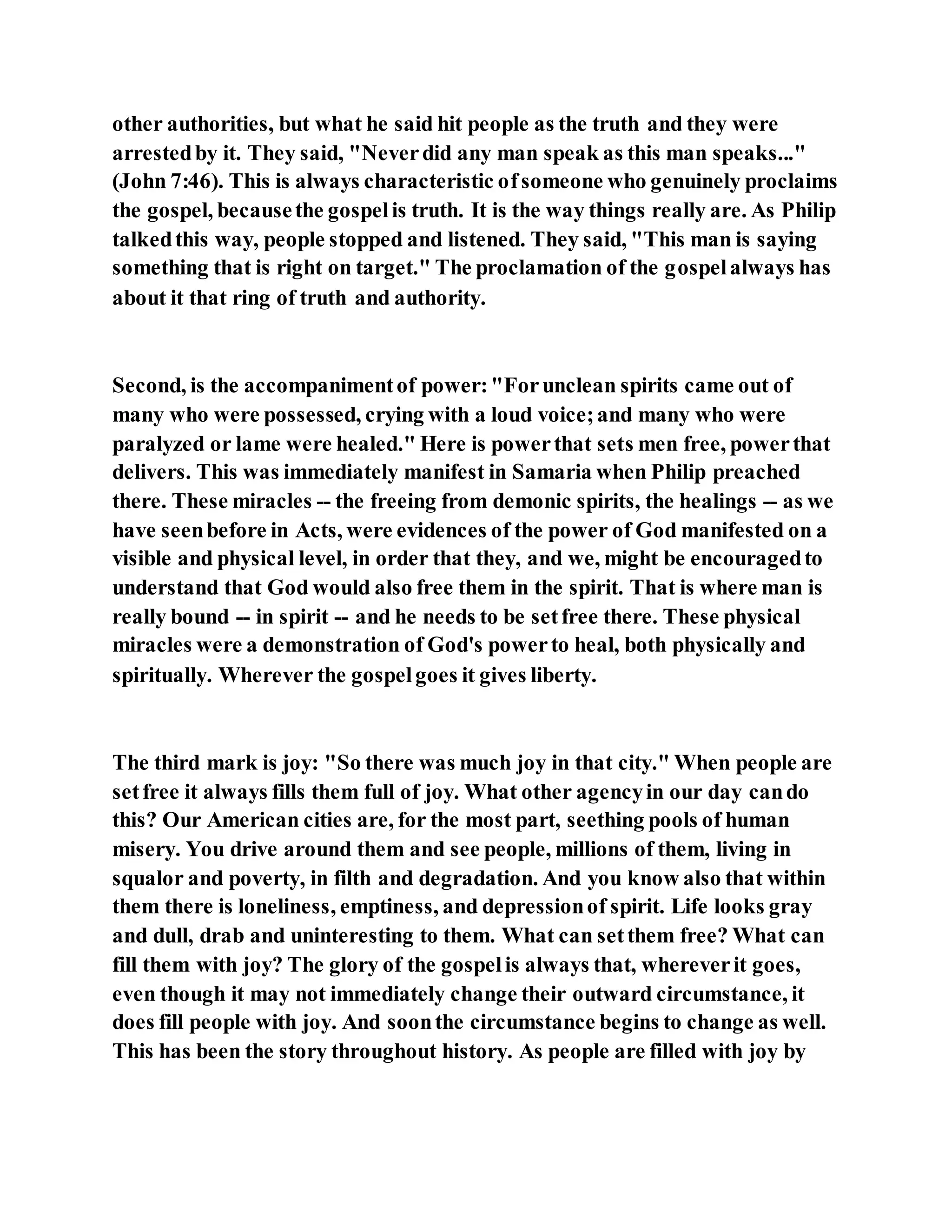 Jesus was converting a man of great sorcery