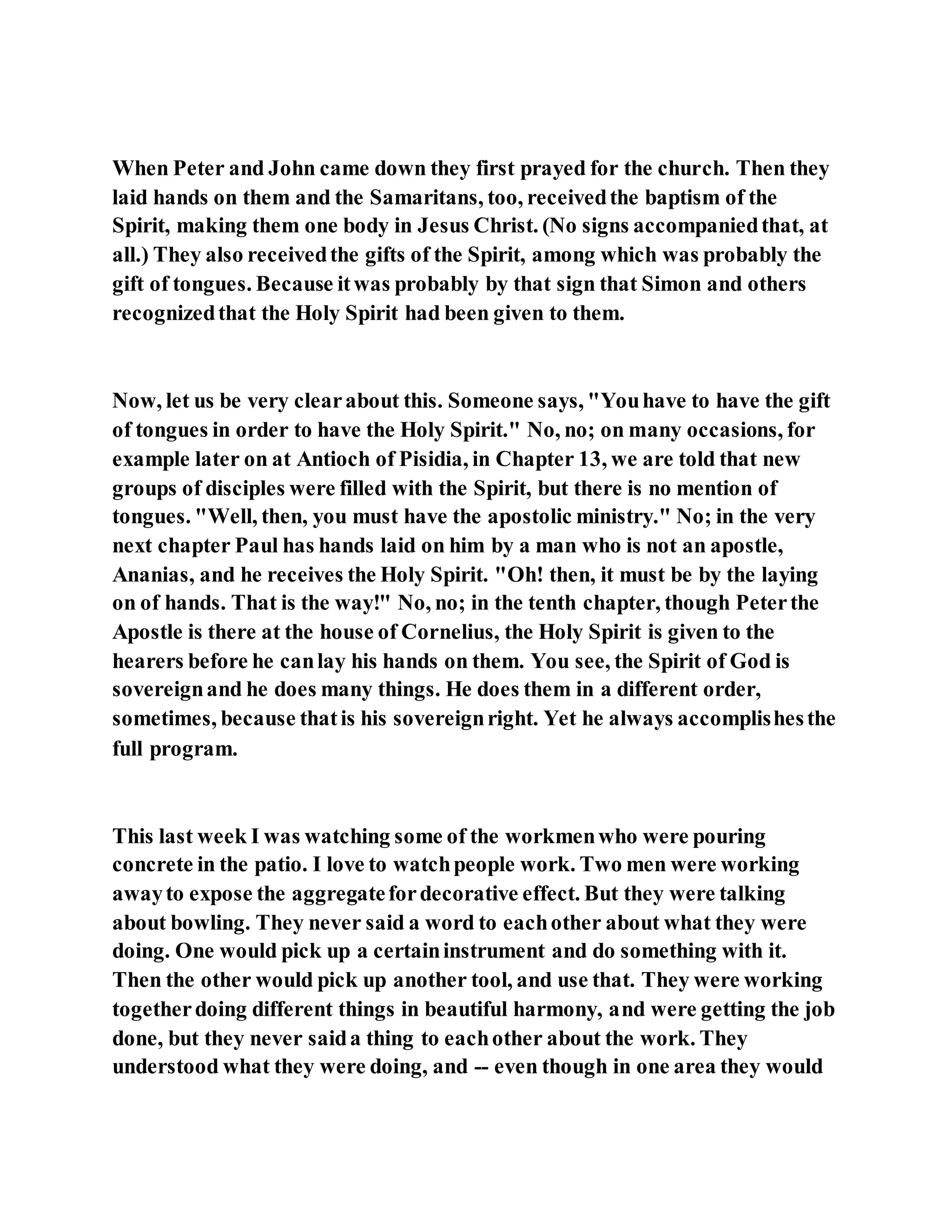 Jesus was converting a man of great sorcery