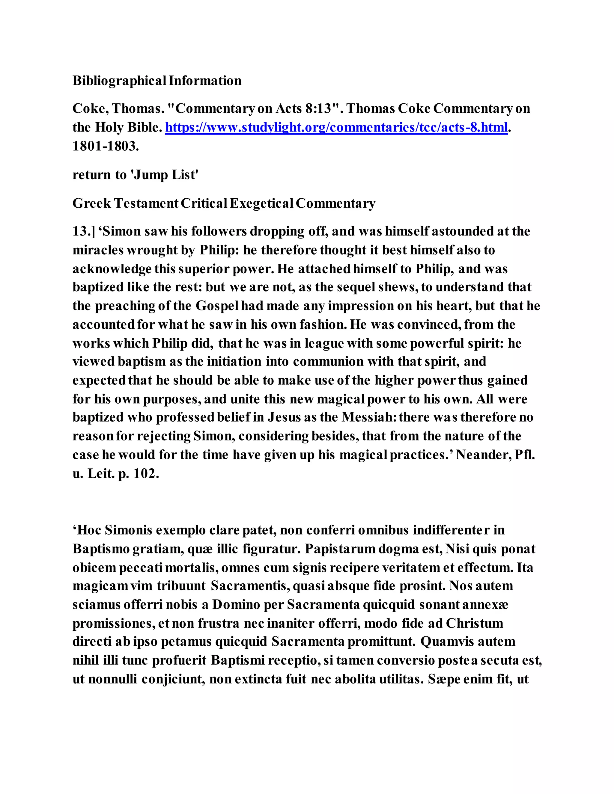 Jesus was converting a man of great sorcery