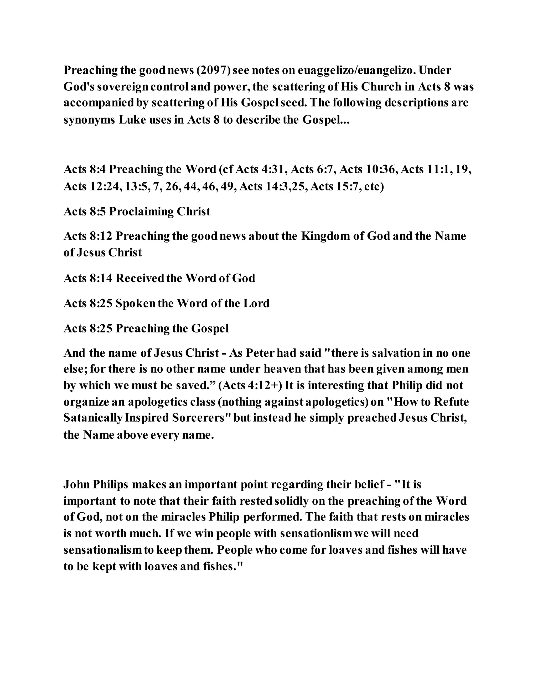 Jesus was converting a man of great sorcery