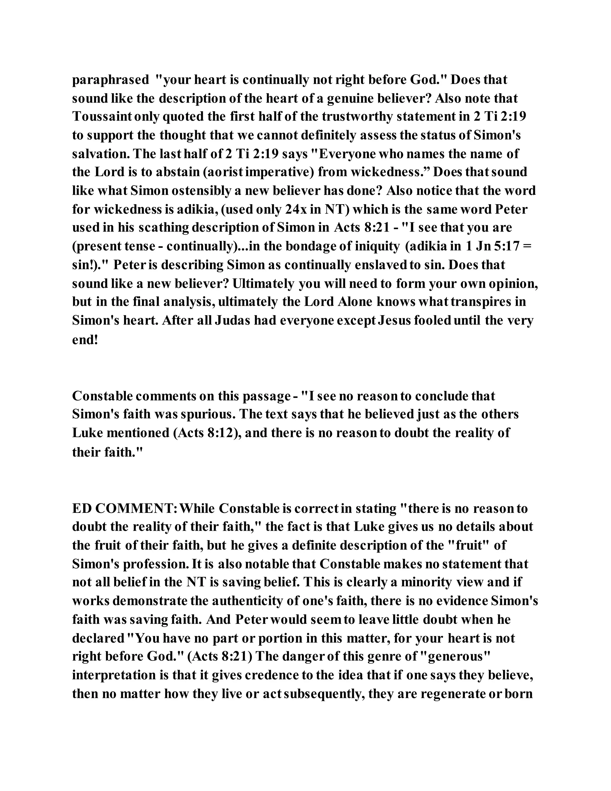 Jesus was converting a man of great sorcery