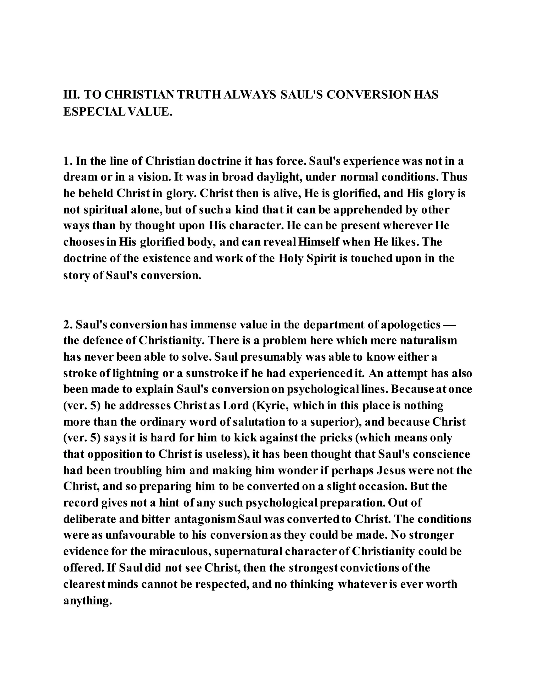 Jesus was converting saul of tarsus