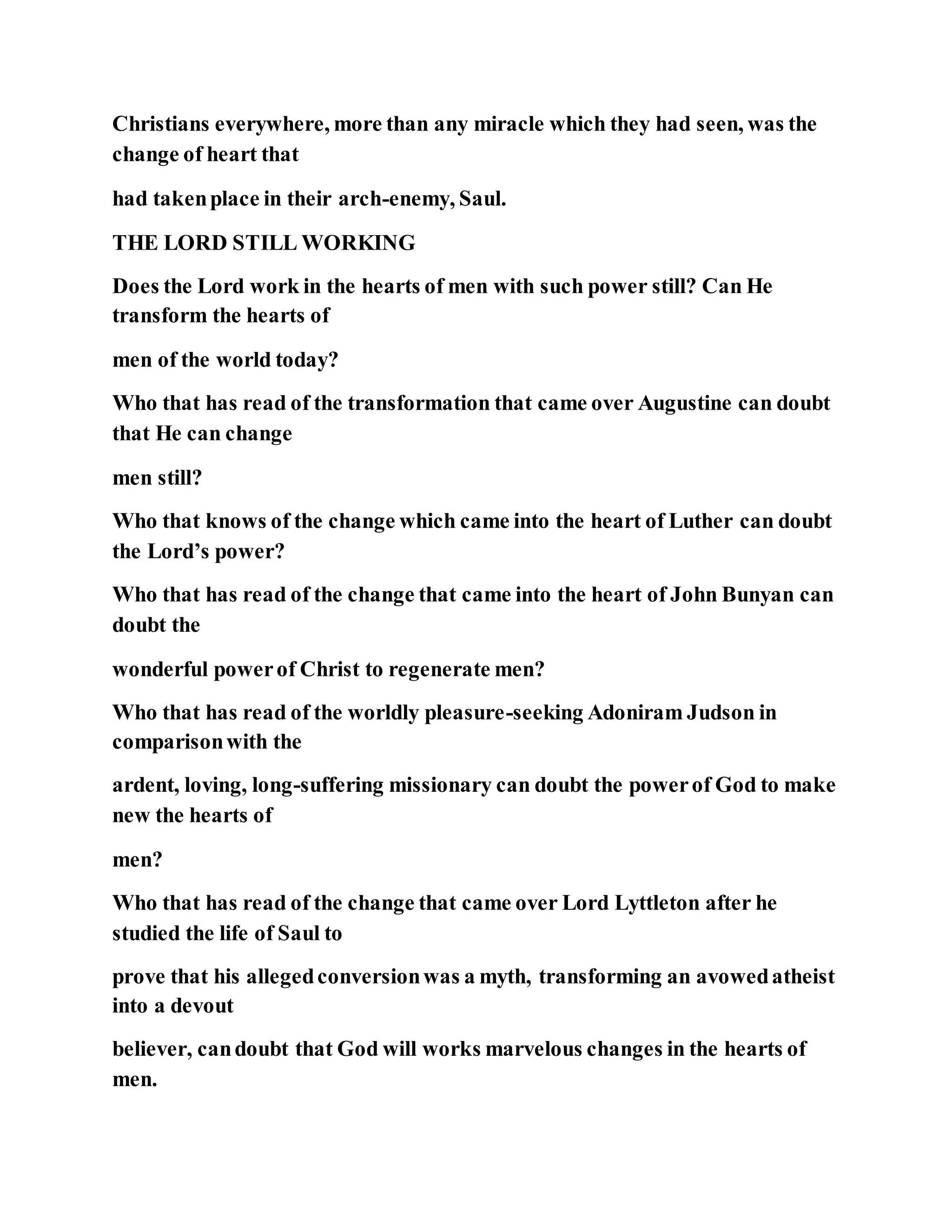 Jesus was converting saul of tarsus