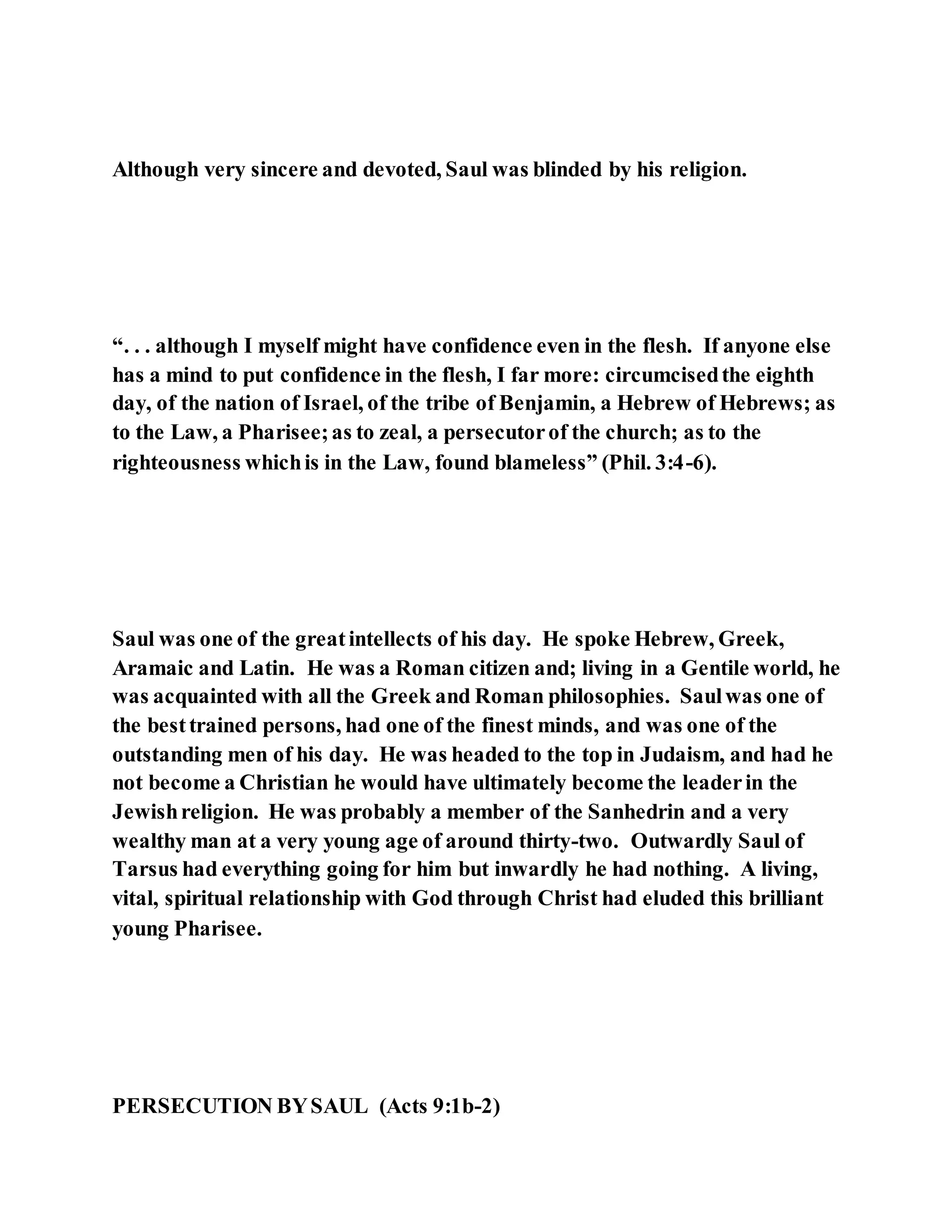 Jesus was converting saul of tarsus