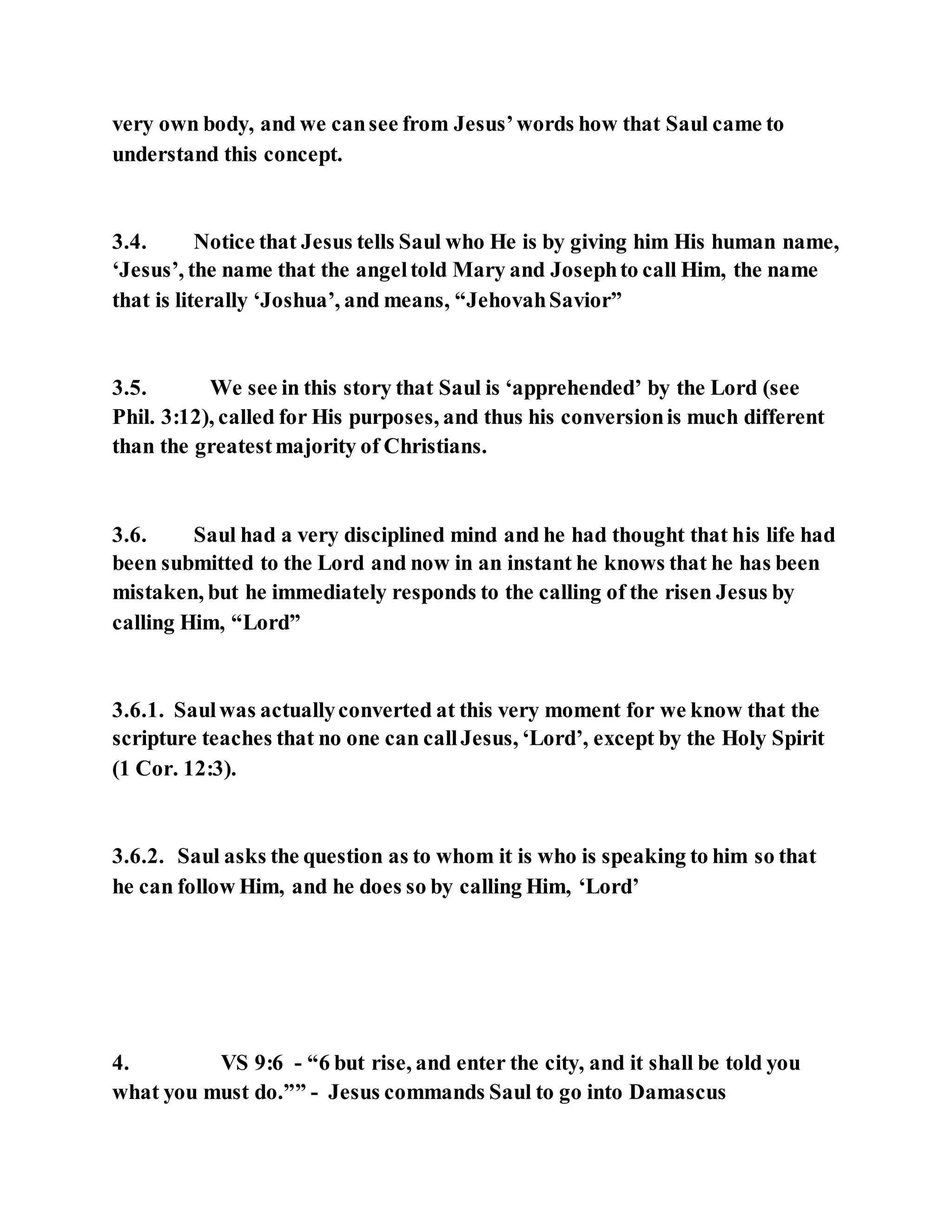 Jesus was converting saul of tarsus