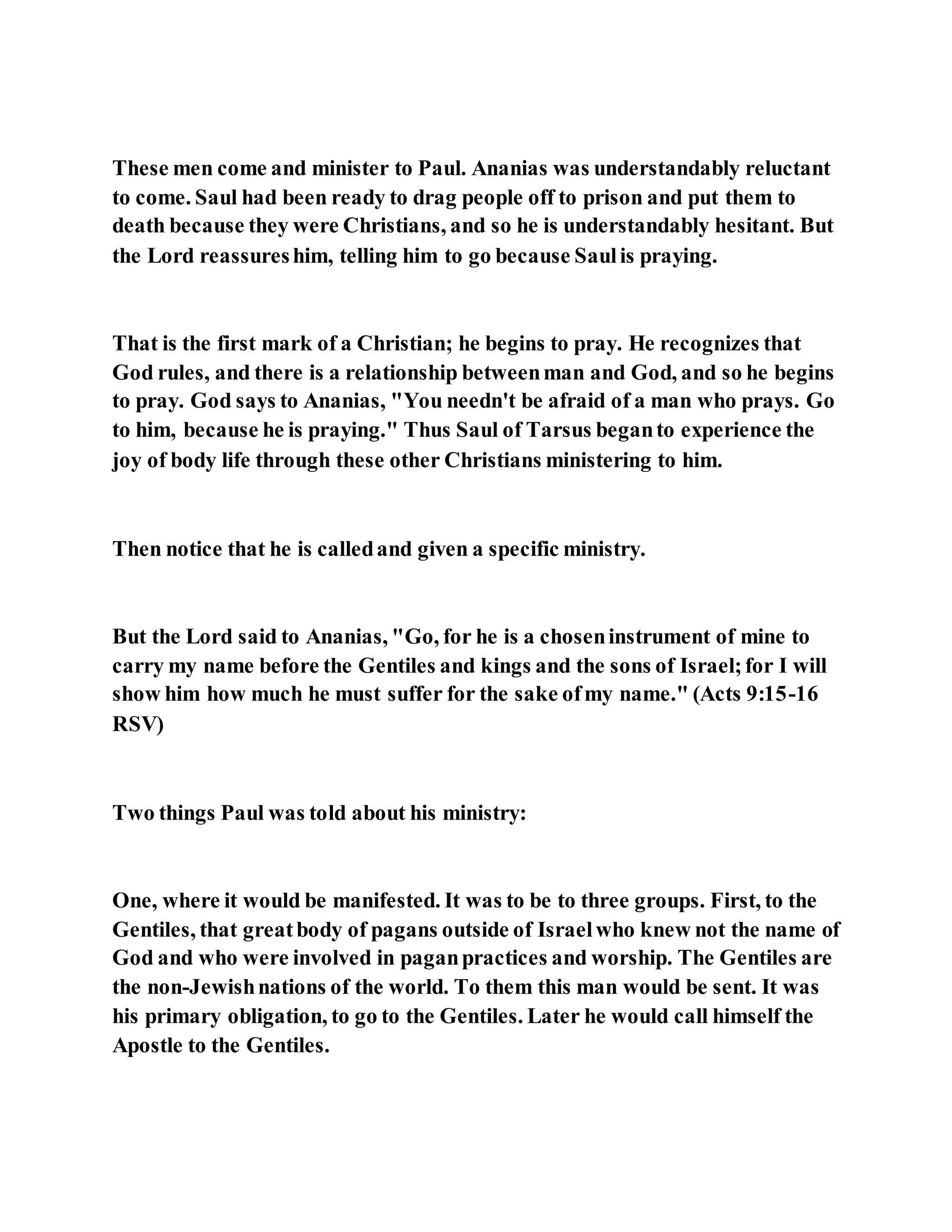 Jesus was converting saul of tarsus