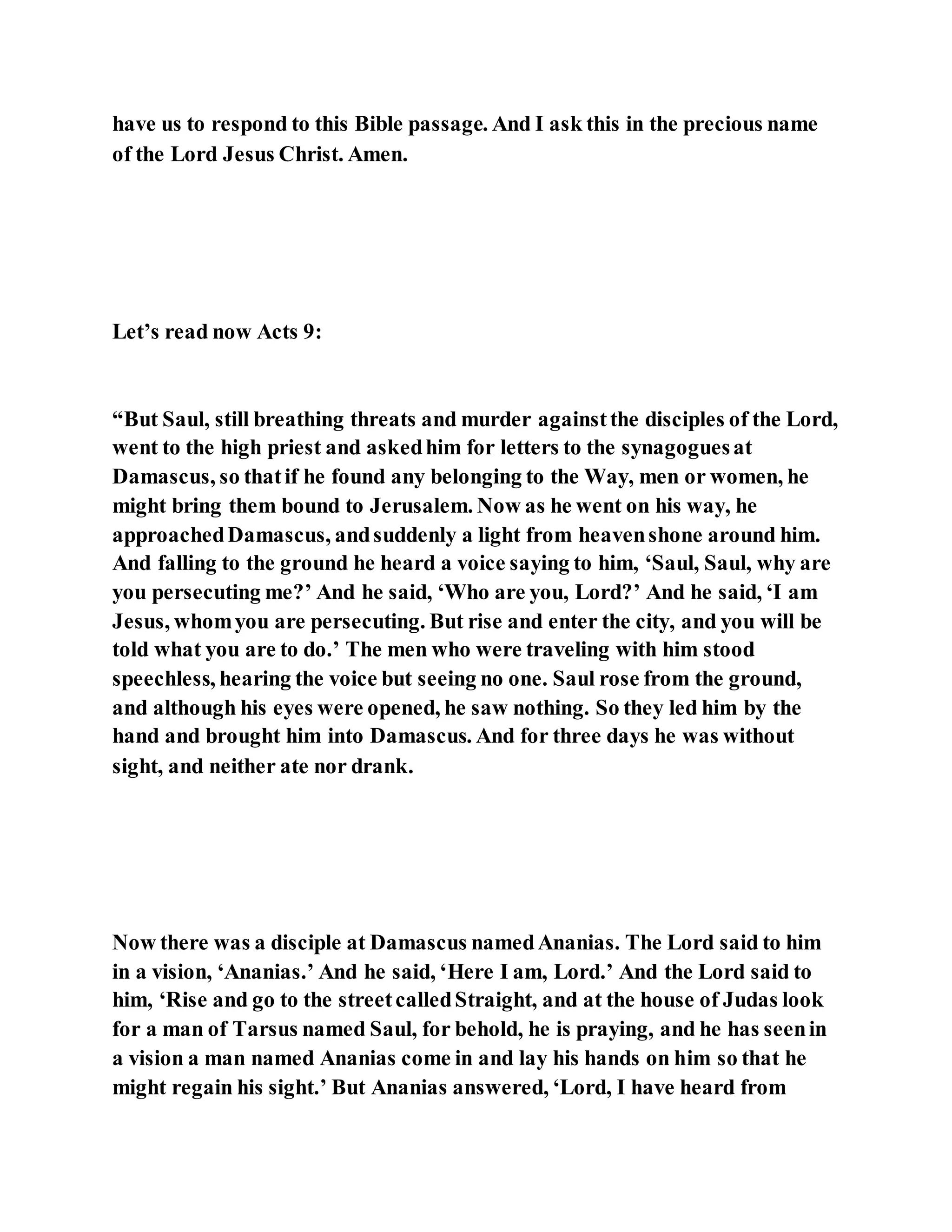 Jesus was converting saul of tarsus