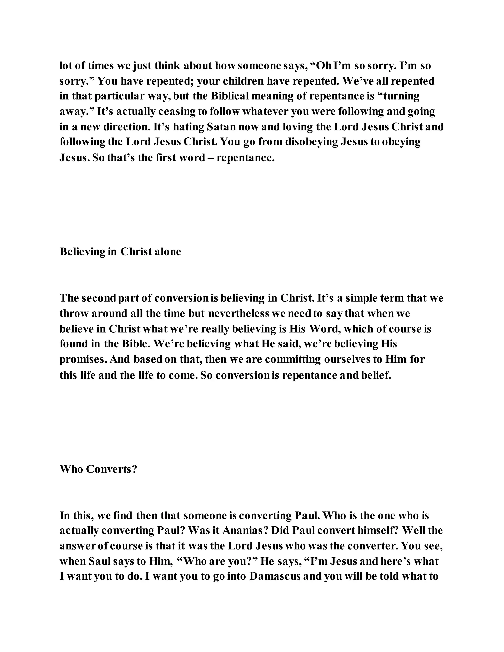 Jesus was converting saul of tarsus