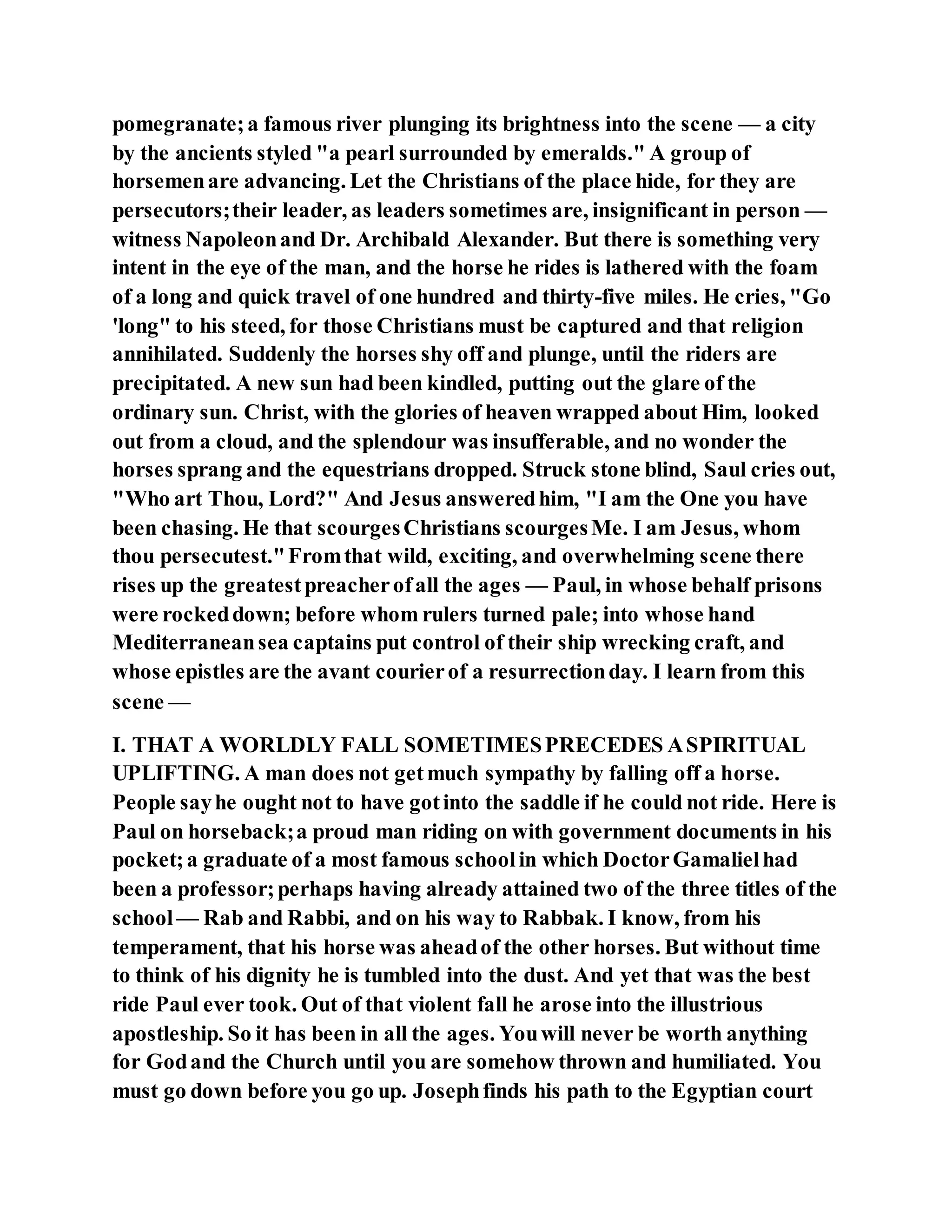 Jesus was converting saul of tarsus