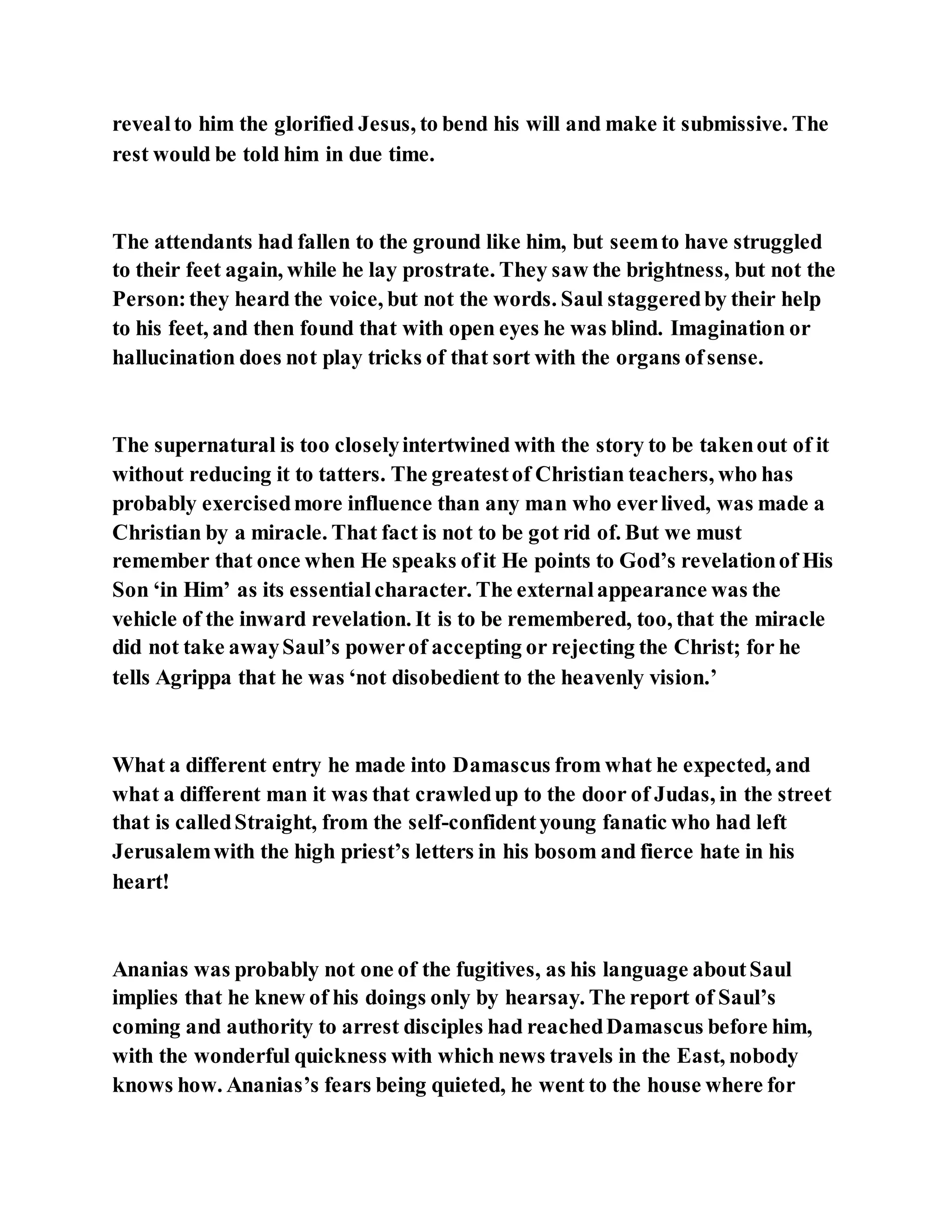 Jesus was converting saul of tarsus