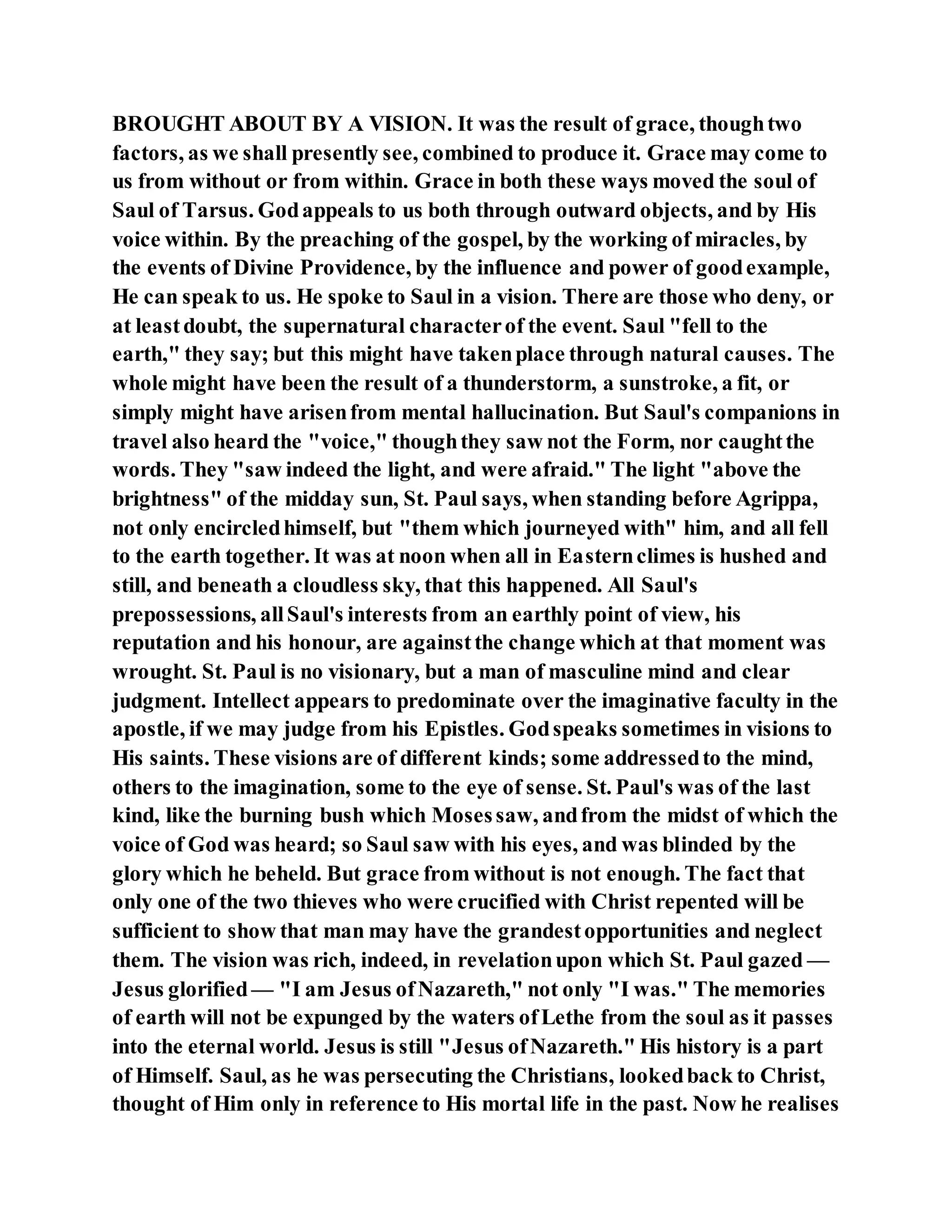 Jesus was converting saul of tarsus