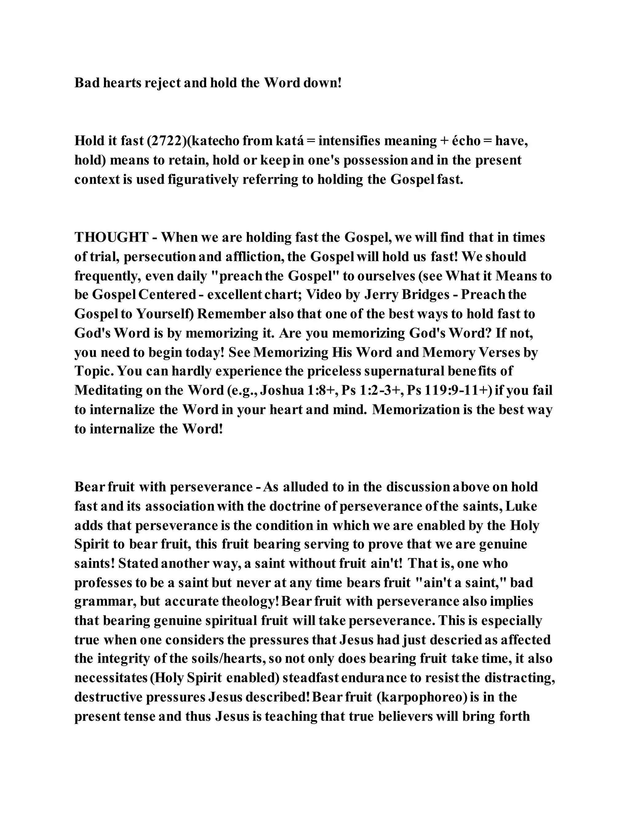 Jesus was explaining the parable of the sower