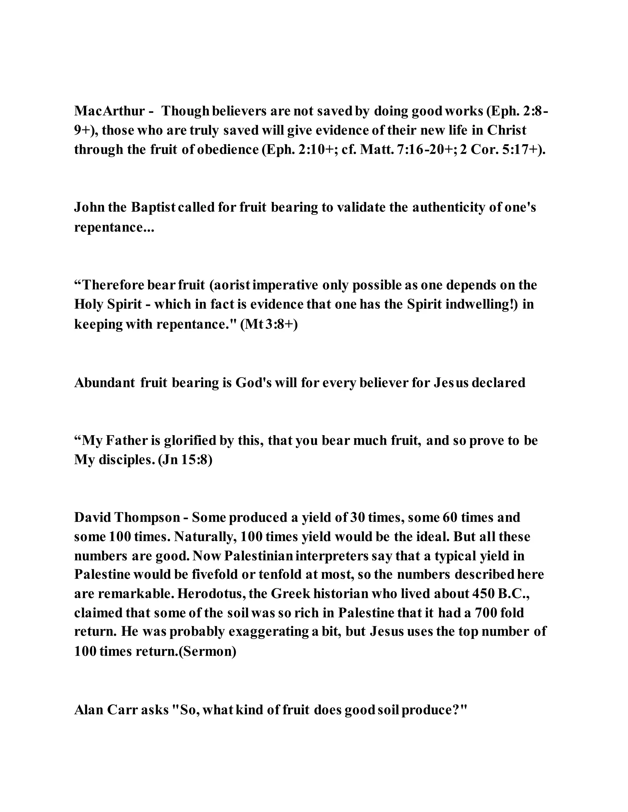 Jesus was explaining the parable of the sower