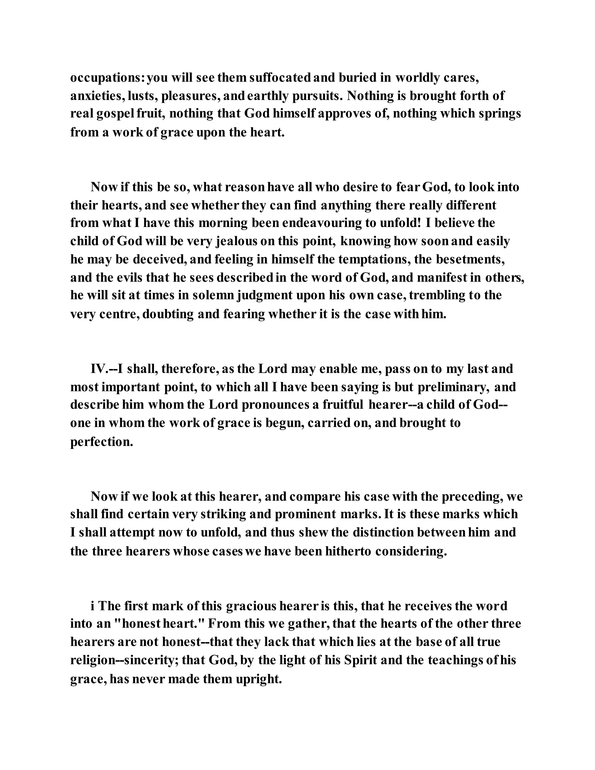 Jesus was explaining the parable of the sower