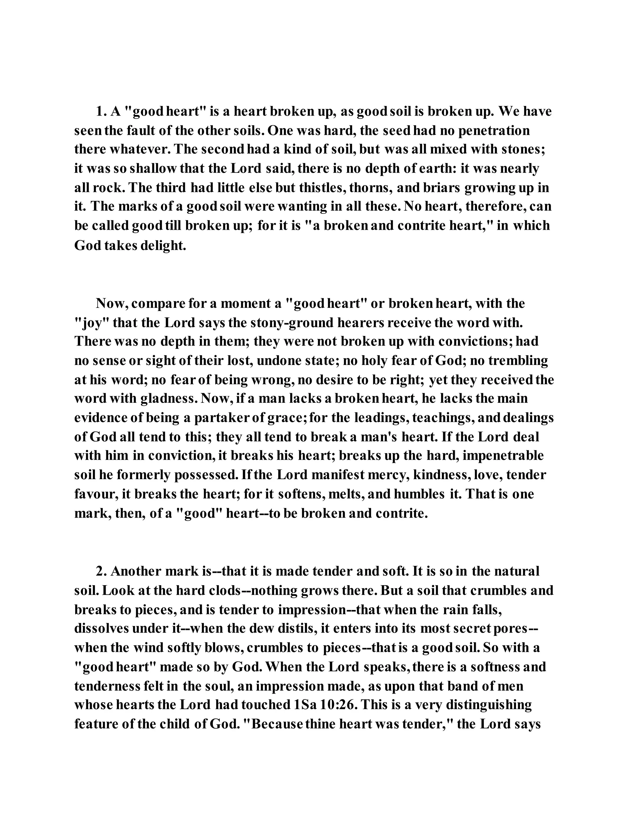 Jesus was explaining the parable of the sower