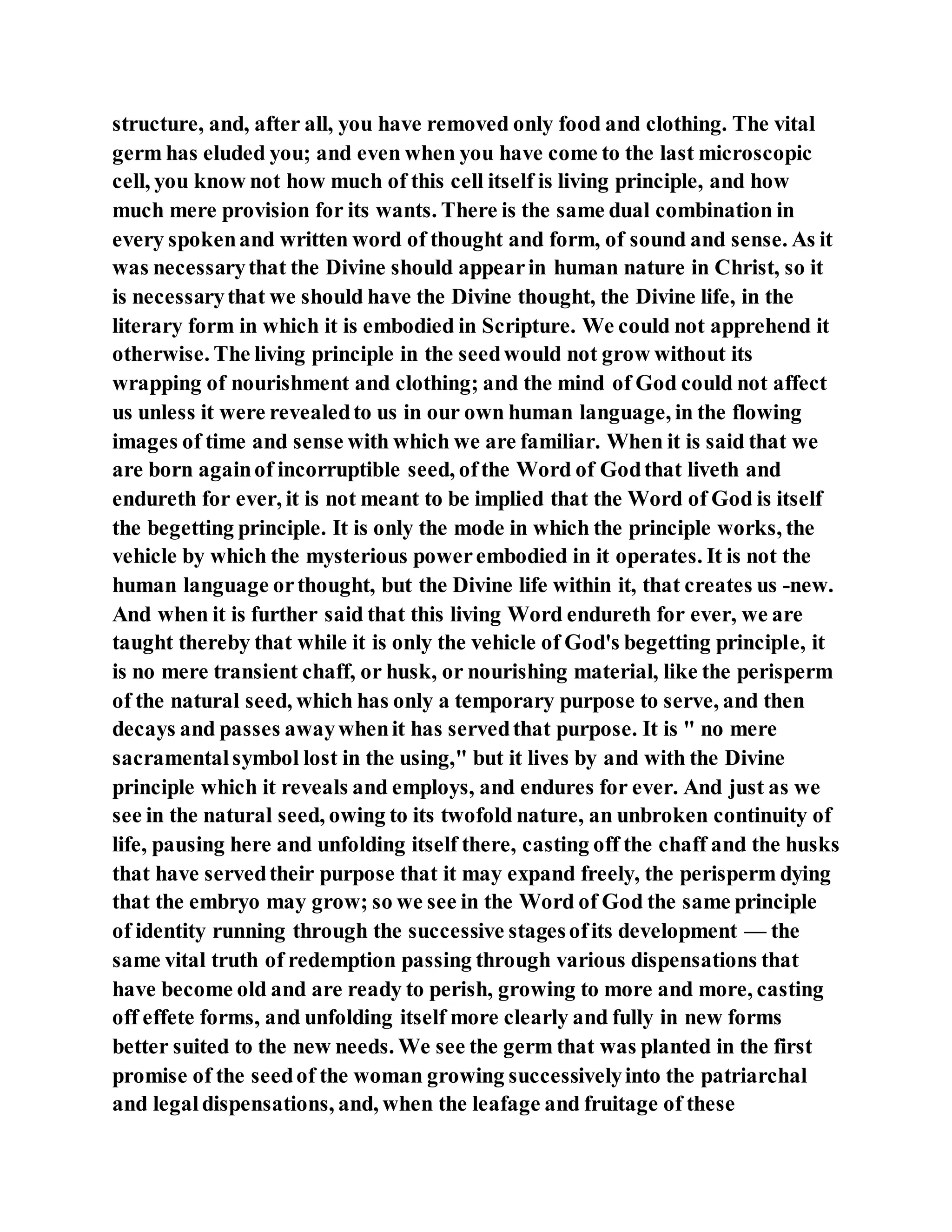 Jesus was explaining the parable of the sower